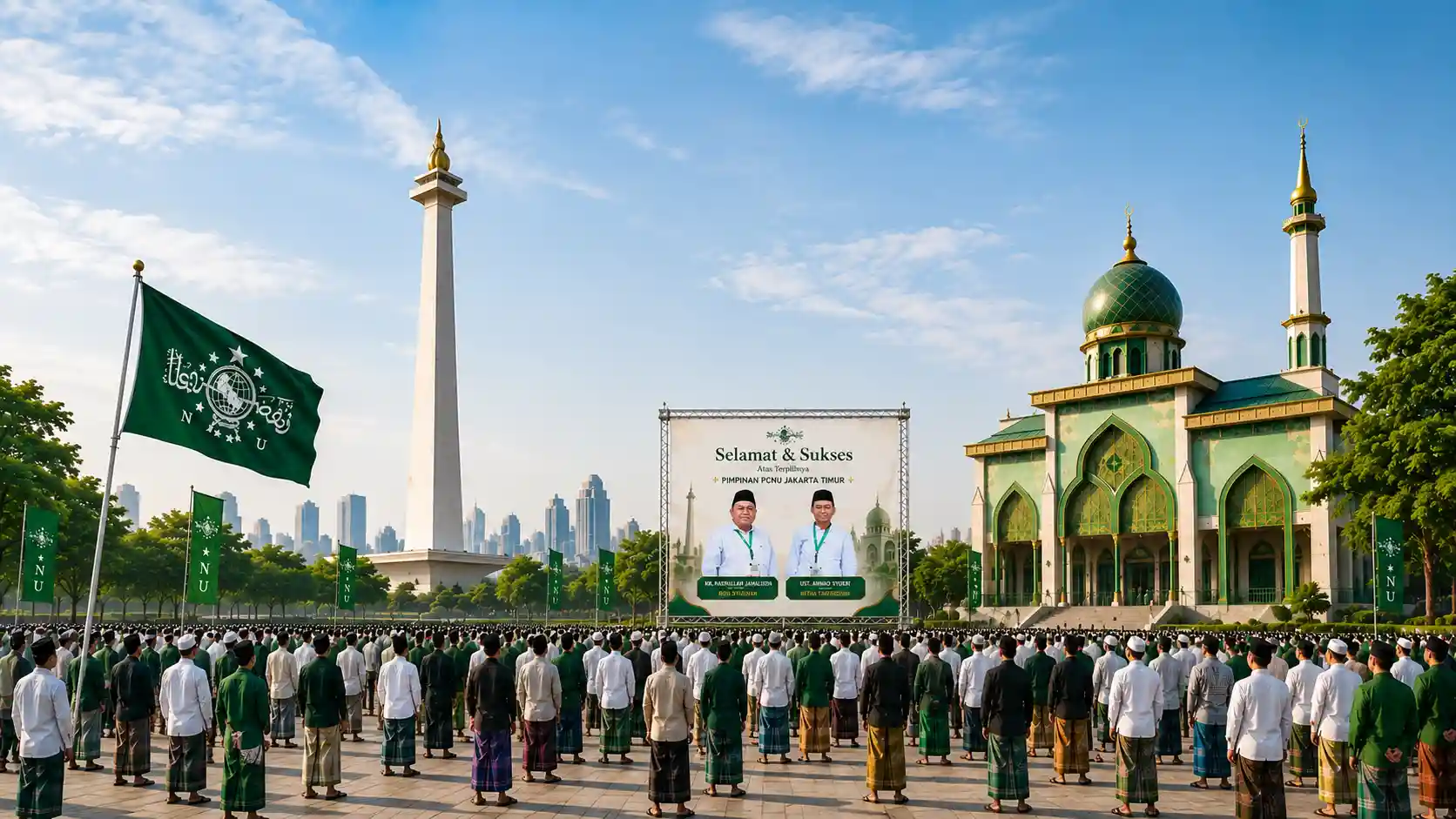 Kebersamaan pengurus dan warga PCNU Pengurus Cabang Kabupaten Gayo Lues